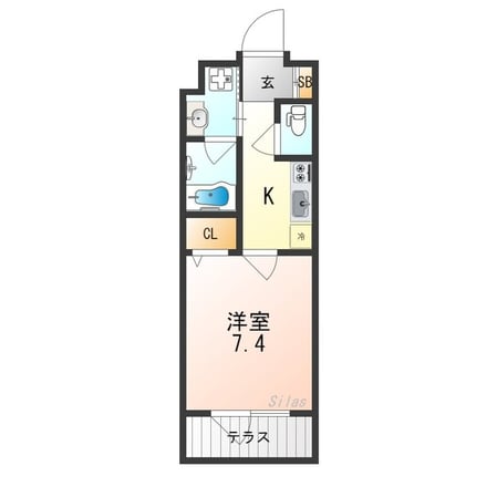 ベラジオ雅び京都円町Ⅱの物件間取画像